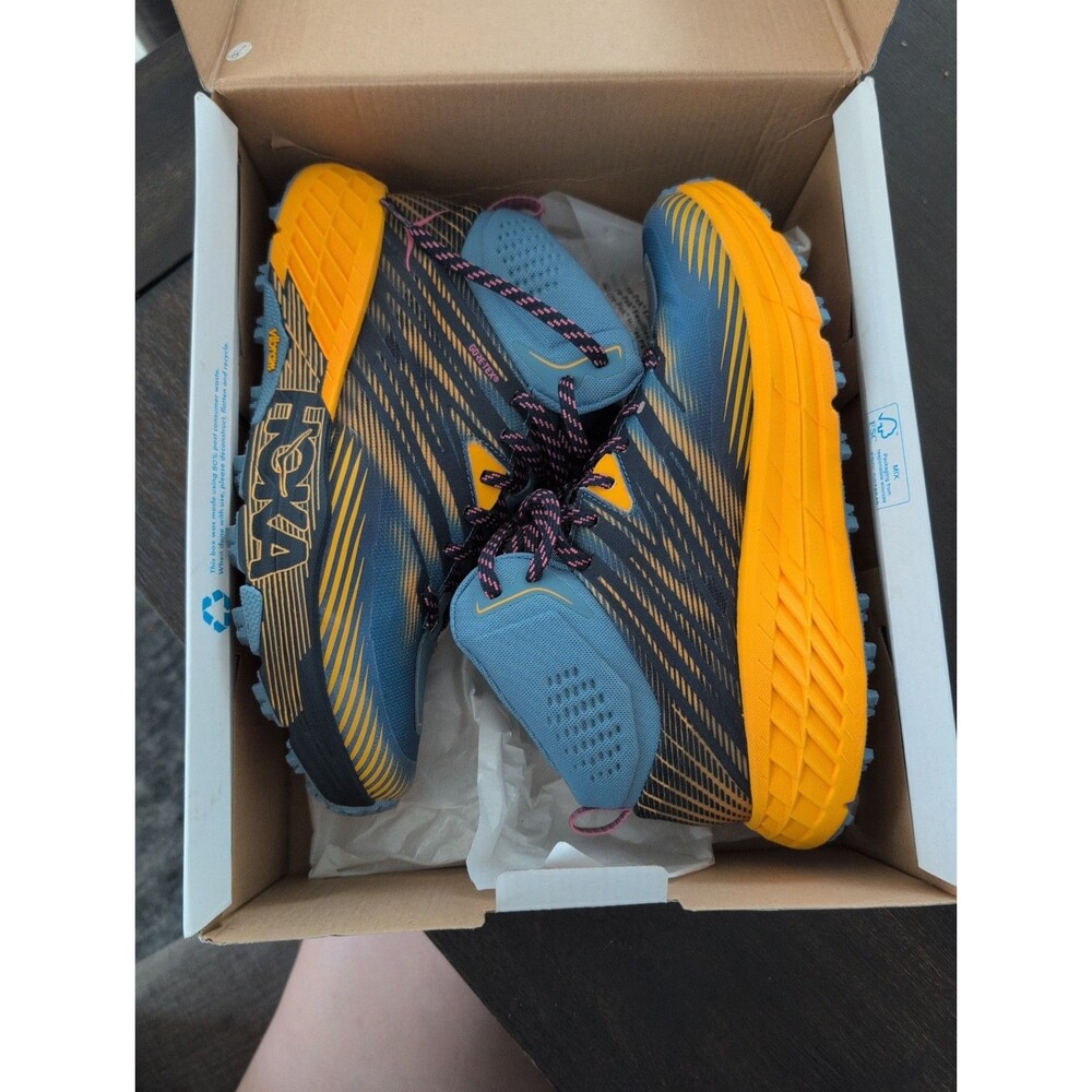 Hoka Speedgoat Mid 2 GTX Women's Hiking Shoe Sz 9.5, Worn 1x, ORIGINAL BOX - Picture 9 of 9